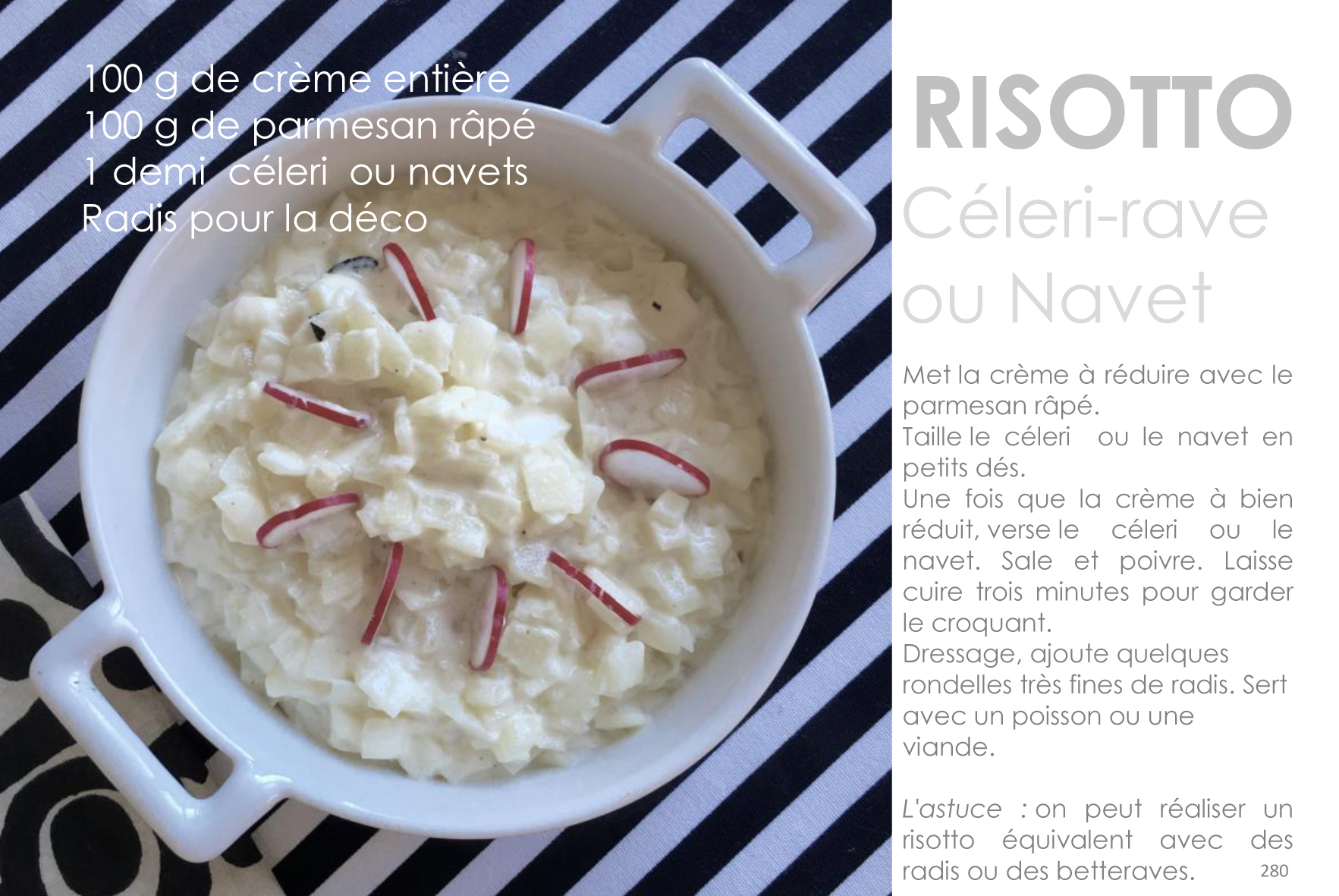 280 Risotto Céleri-rave ou navet