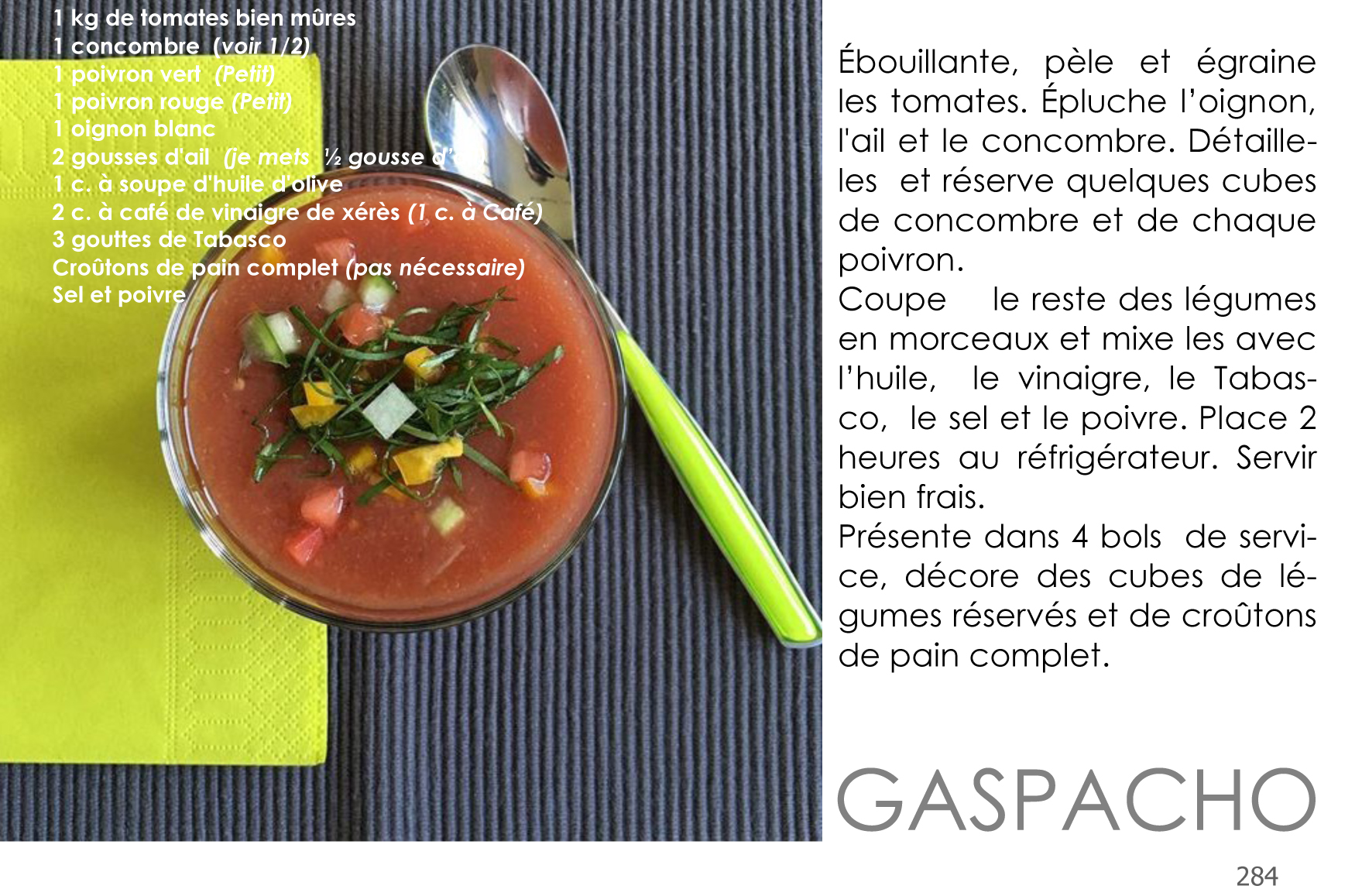 284 Gaspacho Andalou