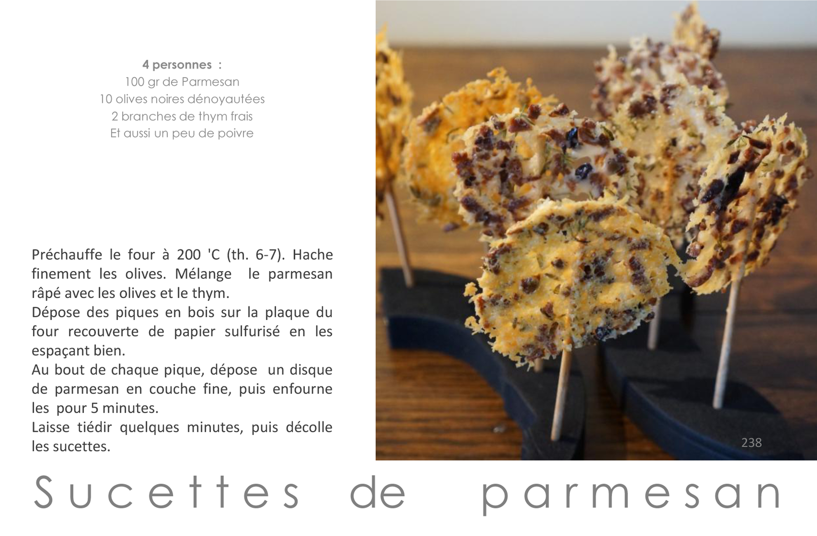 Sucettes de parmesan – recette de Pascal Molari