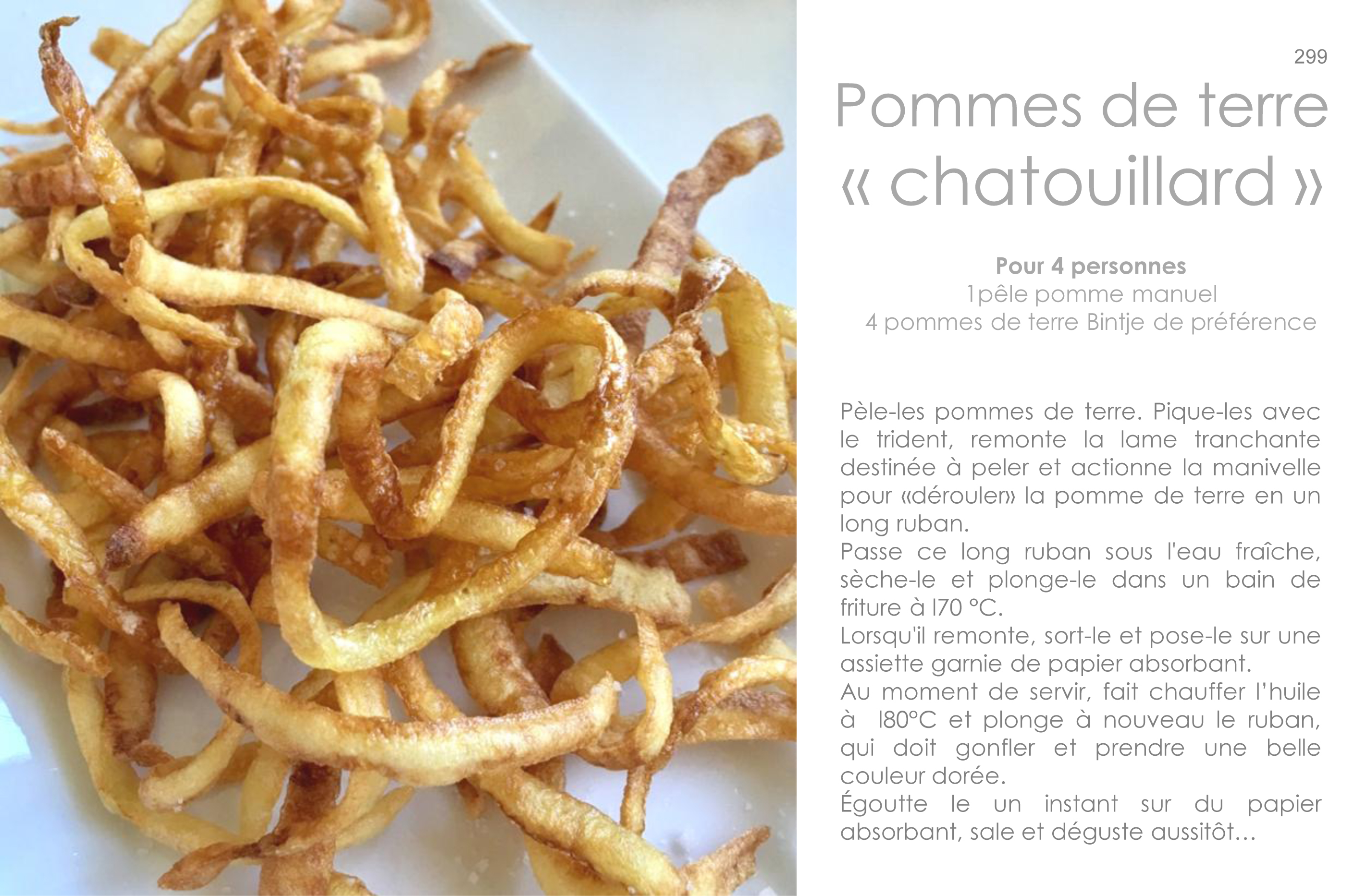 Pommes de terre « chatouillard » – recette de Pascal Molari